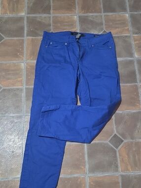 Calvin Klein Jeans Women's Ankle Crop Jeans - Royal Blue